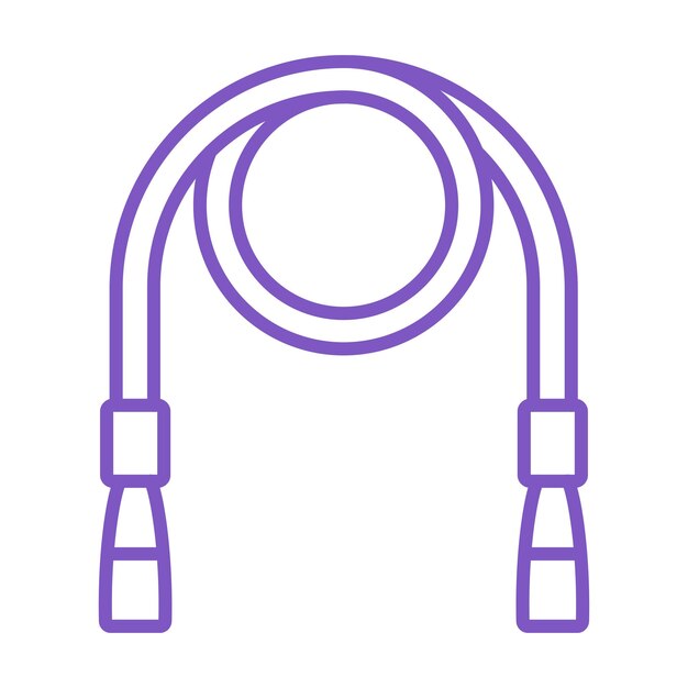 Icono de la cuerda de salto