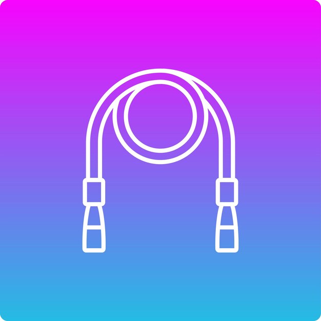 Icono de la cuerda de salto