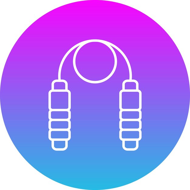Icono de la cuerda de salto