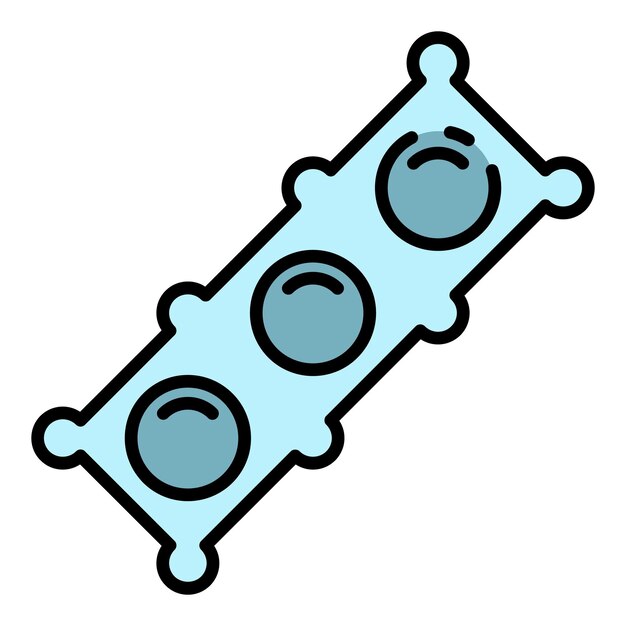 Icono de culata Contorno culata vector icono color plano aislado