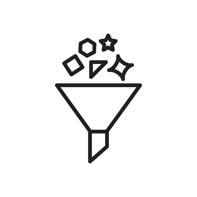 Icono de curación de contenido Colección de arte de línea delgada
