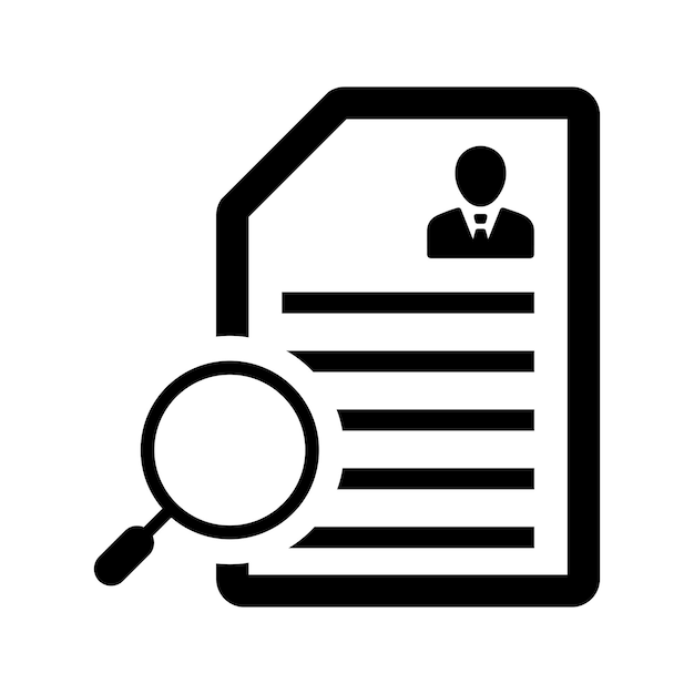 El icono del currículum SEO