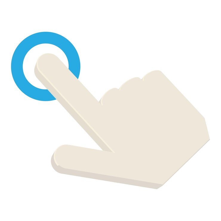 Vector icono de cursor de trabajo ilustración de dibujos animados del icono de vector de cursor de trabajo para web