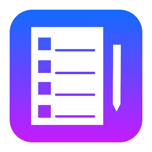 Ícono de datos de prueba