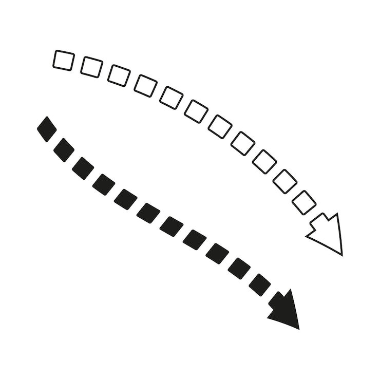 Vector icono de declive punteado ilustración vectorial eps 10 imagen de archivo