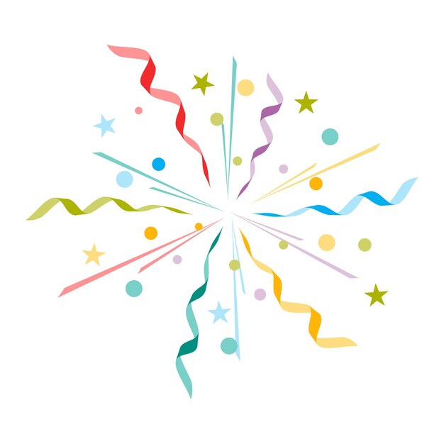 Icono de decoración de la celebración del cumpleaños de la fiesta