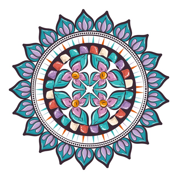 icono decorativo de mandala