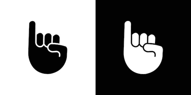 Icono del dedo meñique Vector plano aislado en el contorno