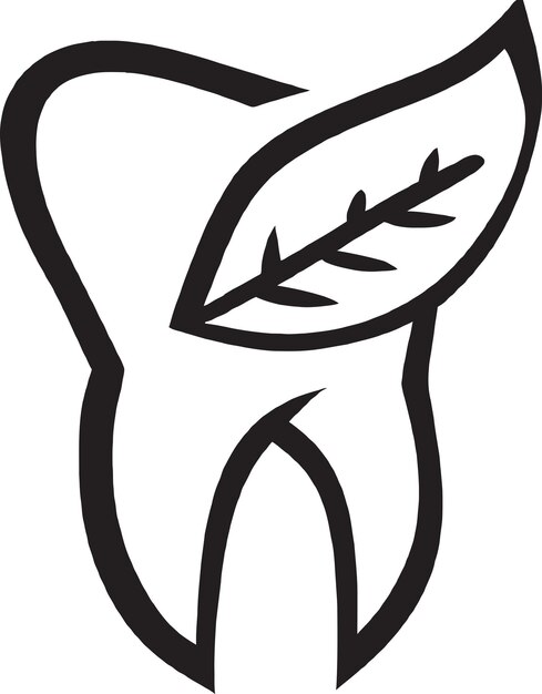 Icono de dentista con un diseño gráfico vectorial de taladro dental