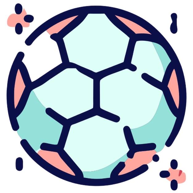 icono deportivo línea rota