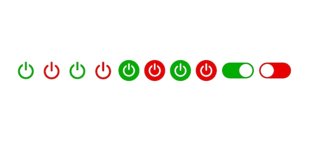 En el icono desactivado Vector EPS 10