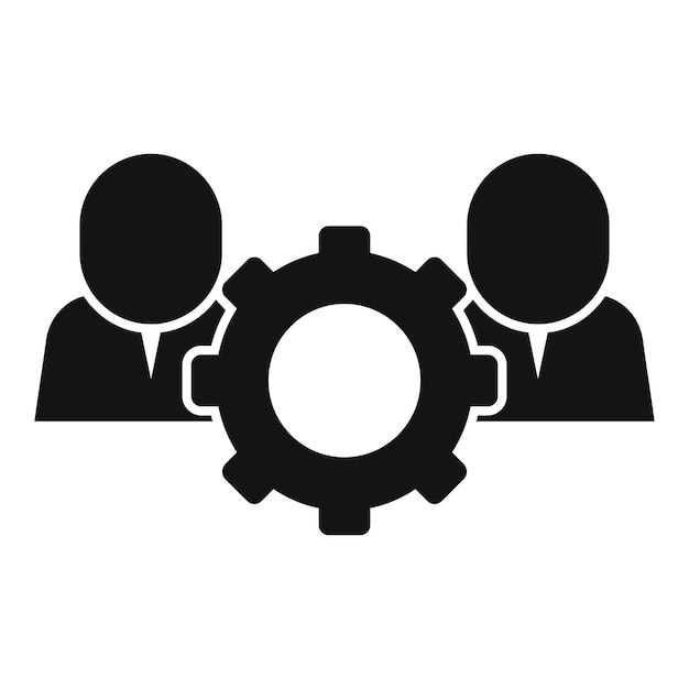 Icono de desarrollo de equipo vector simple Agenda ecológica Naciones globales