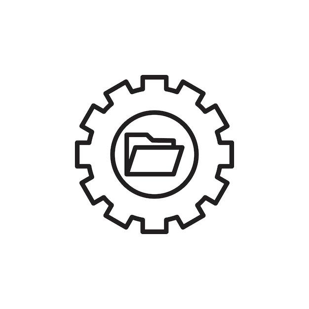 Icono de desarrollo de producto Ilustración de línea delgada plana vectorial