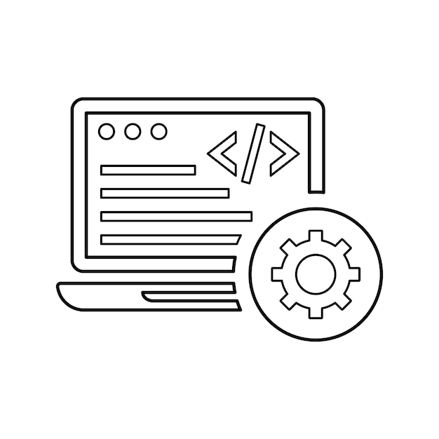 Icono de desarrollo web
