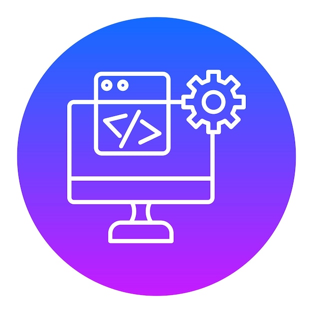 Icono de desarrollo web