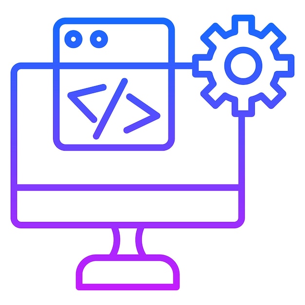 Icono de desarrollo web