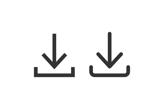 Icono de descarga Diseño de ilustración vectorial
