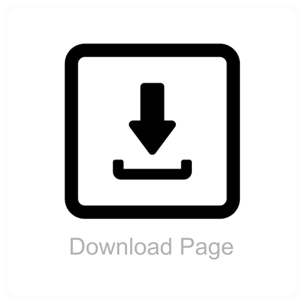 Icono de descarga de la página