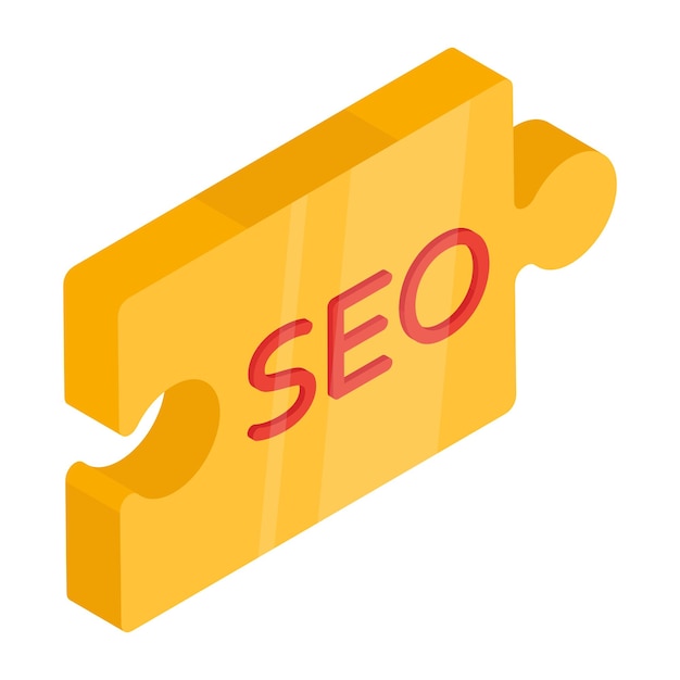 Icono de descarga premium de la etiqueta de SEO