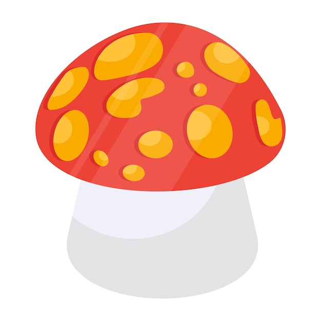El icono de descarga premium del hongo