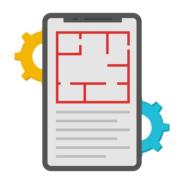 Icono de descarga premium del plan móvil