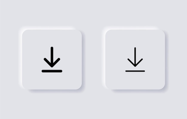 icono de descarga símbolo de flecha hacia abajo signo de descarga aplicación web icono de interfaz de usuario iconos de aplicaciones móviles