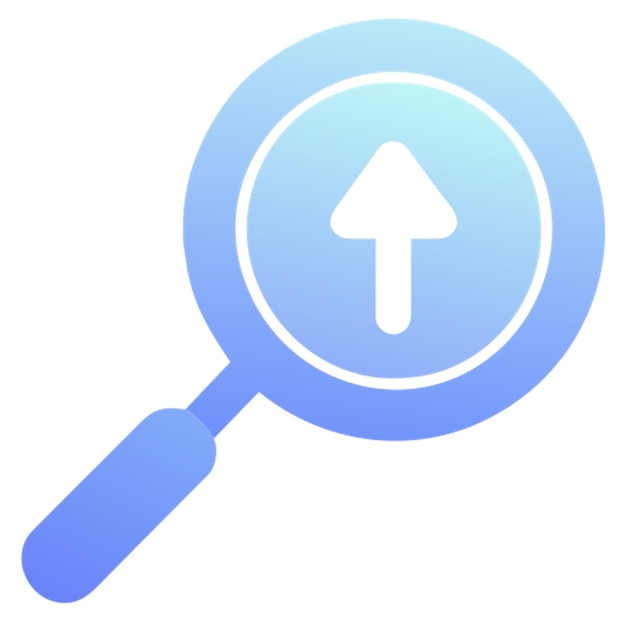 icono de descubrimiento formas de color gradiente