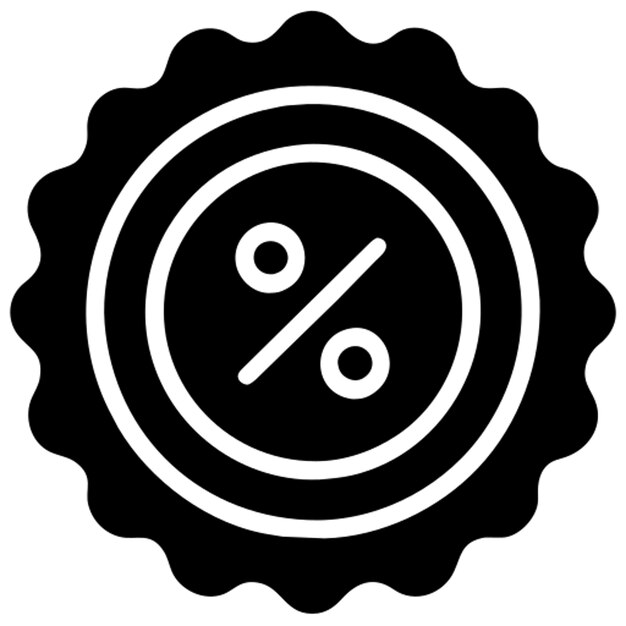 icono de descuento