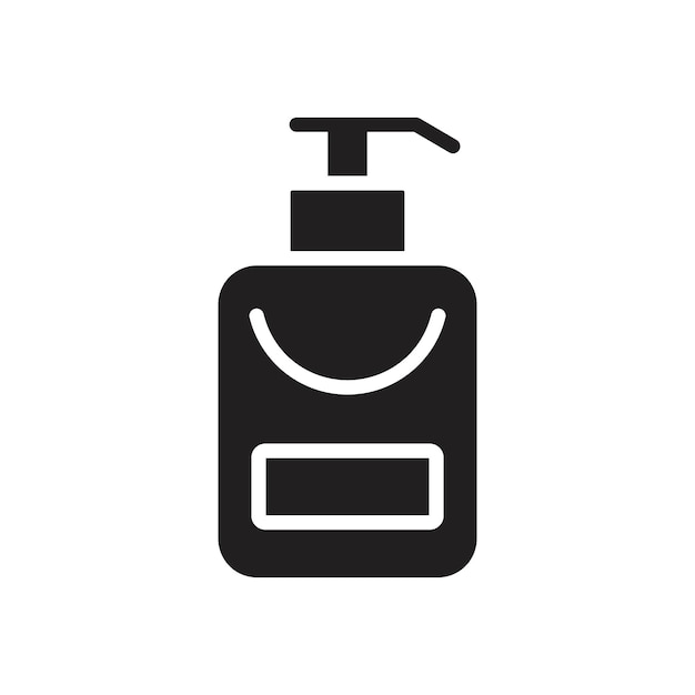 El icono del desinfectante Line Art El conjunto de logotipos