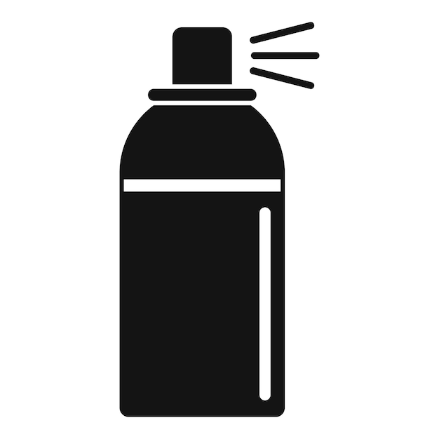 Icono de desodorante en aerosol de perfume Ilustración simple del icono de vector de desodorante en aerosol de perfume para diseño web aislado sobre fondo blanco