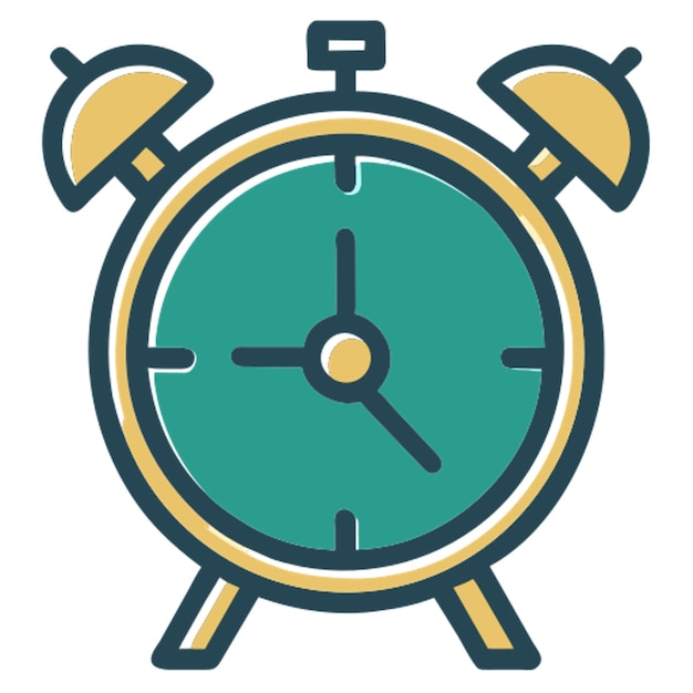 El icono del despertador se ha desplazado.