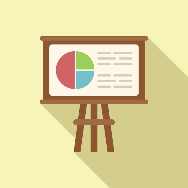 Icono de destino de banner vector plano Enfoque marketing Servicio medios