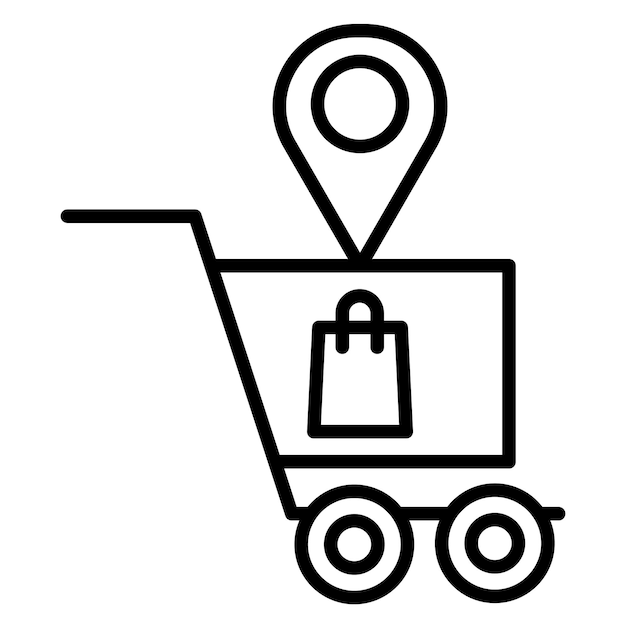 Ícono de destino de compras