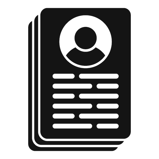 Icono de destino de papel vector simple Audiencia de personas Grupo de clientes