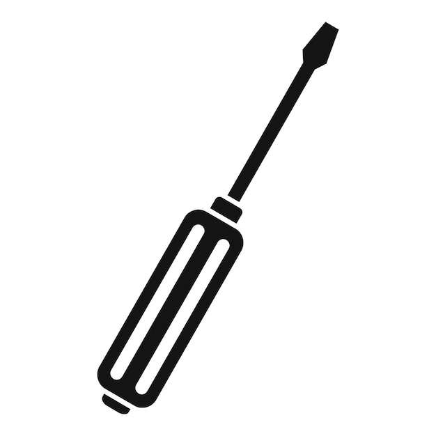 Icono de destornillador eléctrico Ilustración simple del icono de vector de destornillador eléctrico para diseño web aislado sobre fondo blanco