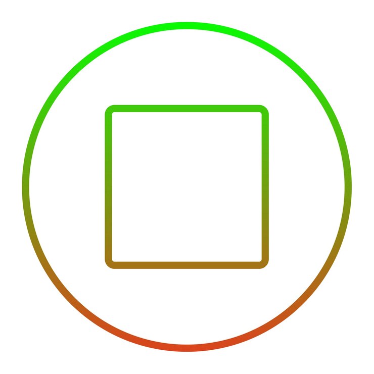 Vector icono de detención