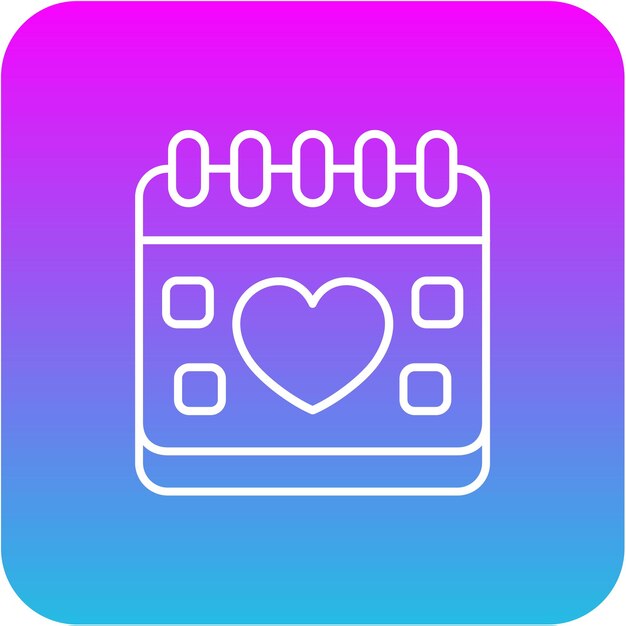 El icono del día de San Valentín