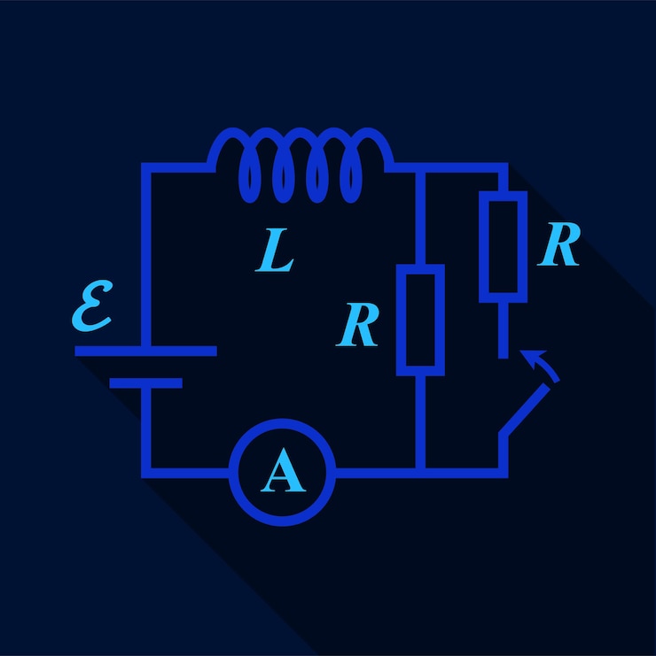 Vector icono de diagrama de interruptor eléctrico ilustración plana del diagrama de conmutador eléctrico icono vectorial para la web