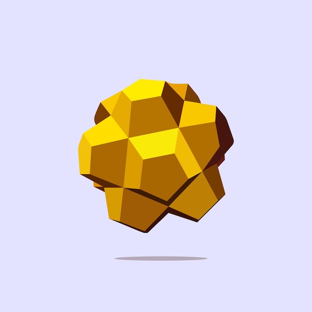 Vector icono de diamante 3d