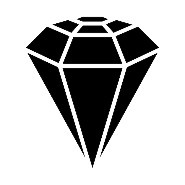 icono de diamante para diseño gráfico y web