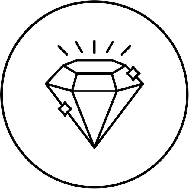 Icono de diamante