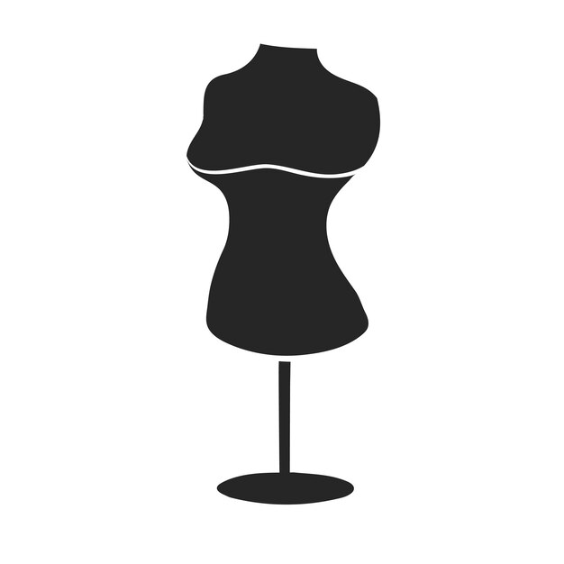 Icono dibujado a mano Maniquí