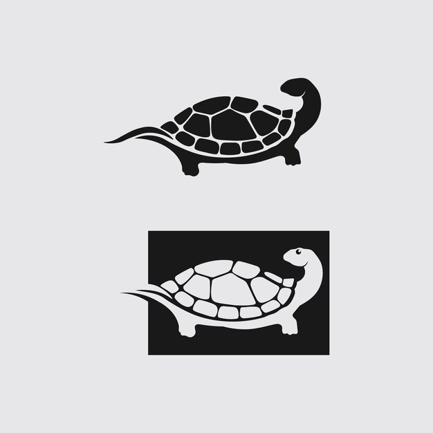 El icono de dibujos animados de animales tortugas