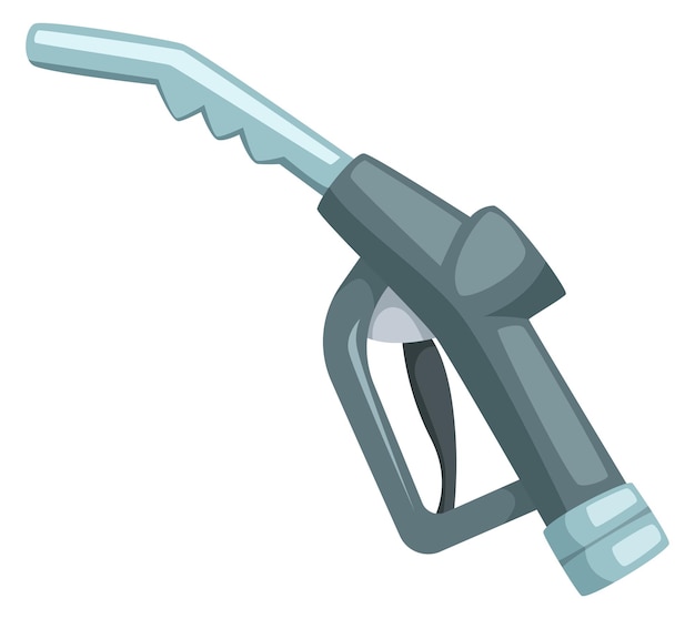 El icono de dibujos animados de la pistola de la gasolinera es la herramienta de la bomba de combustible.