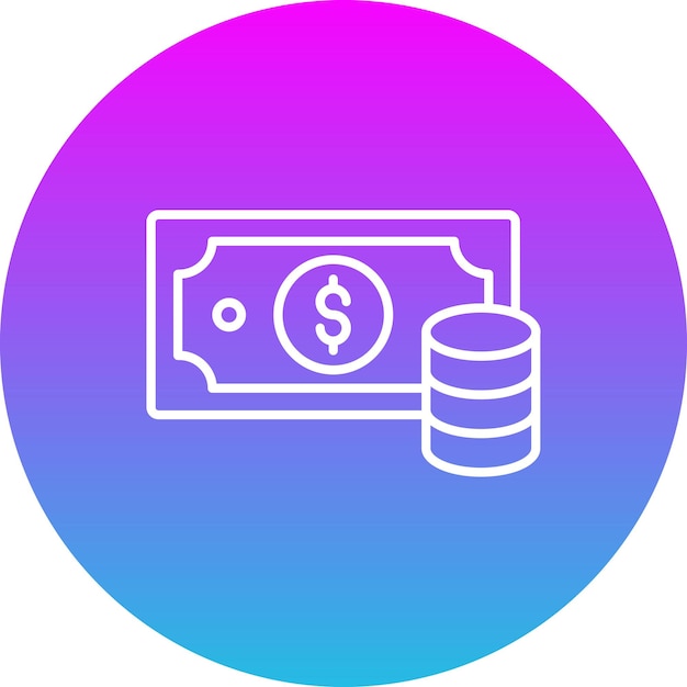 Icono de dinero en efectivo