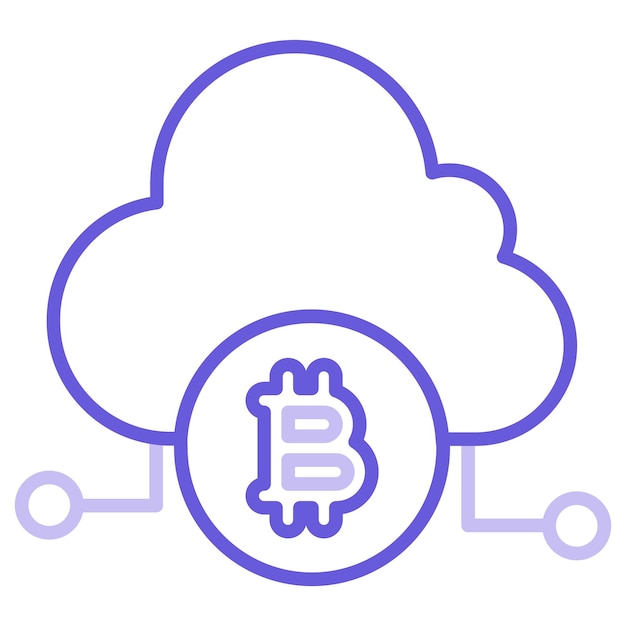 Icono de dinero en la nube