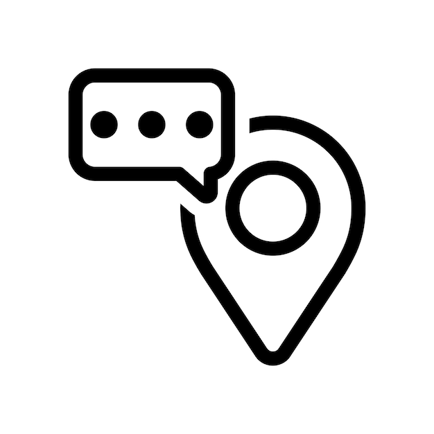Icono de la dirección de la ubicación