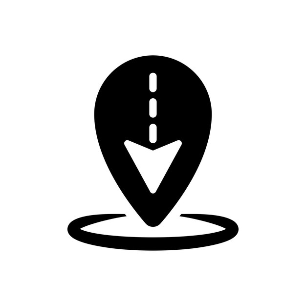 Icono de dirección de la ubicación
