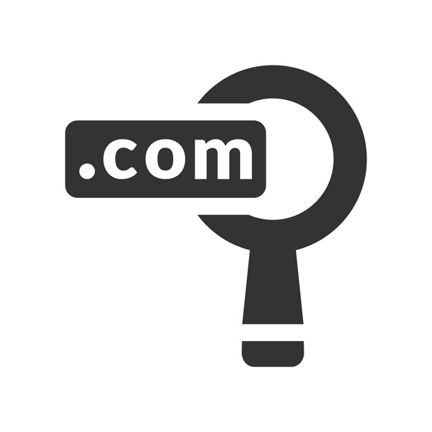 Icono de la dirección web de búsqueda