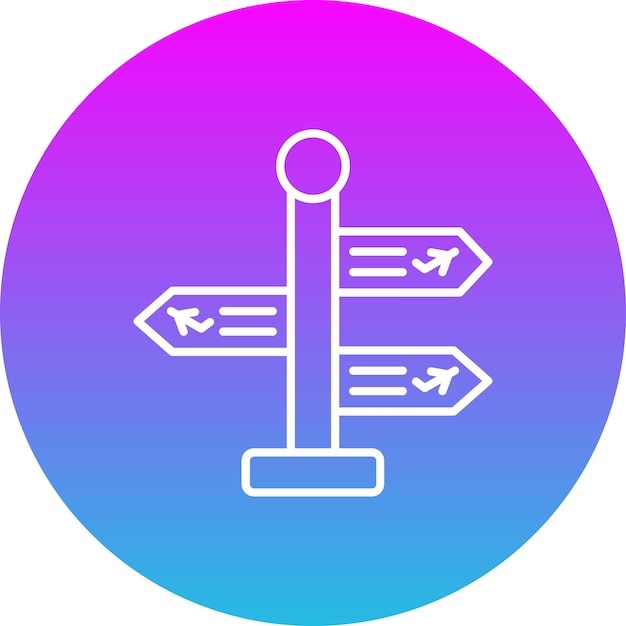 Ícono de dirección